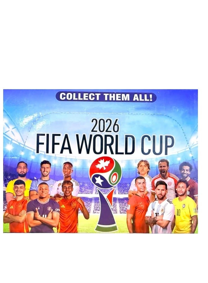 FIFA World Cup 2026 Trading Cards – Set of 24 Glossy Cards (3 Envelopes x 8 Cards) – USA, Mexico & Canada - Image 1